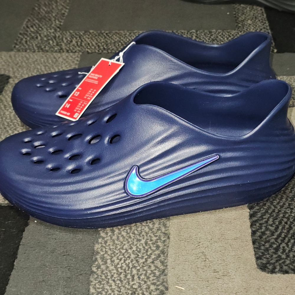 Nike ReactX Rejuven8 Mules Mens Size 13 Blue Void Indigo Burst New